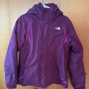 North Face Insulated Ski Jacket with Removable Liner
